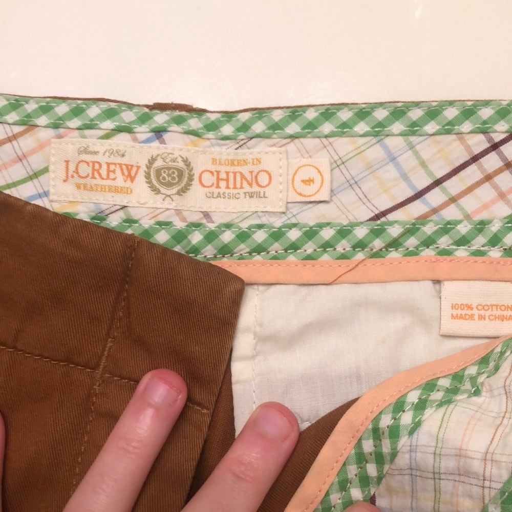Shorts made by JCrew